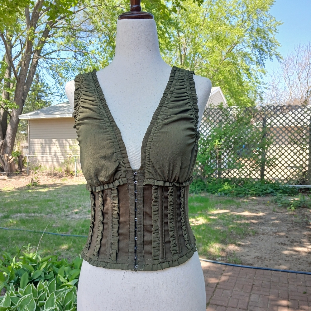 Olive Green Top